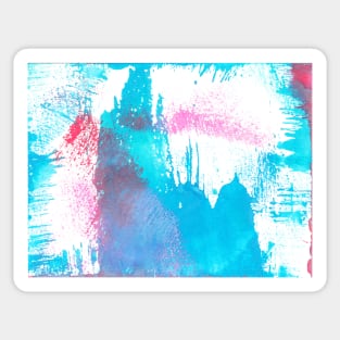 Cyan Magenta :: Patterns and Textures Sticker